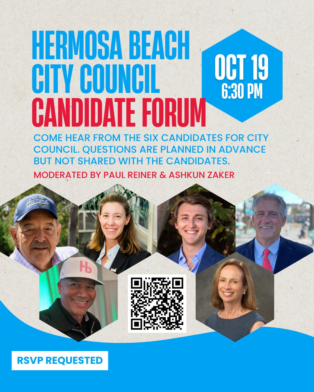 Poster for candidate forum